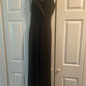 Black suit jumpsuit